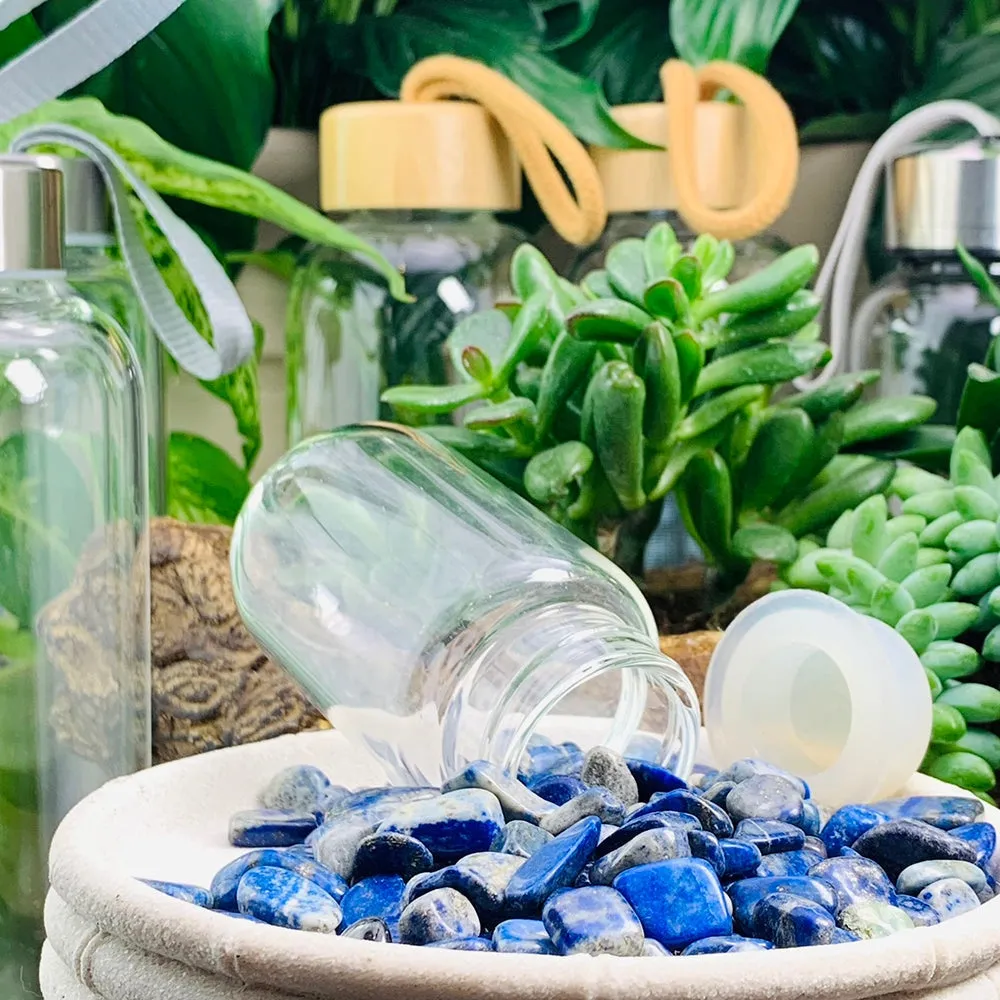 Lapis Lazuli Gem Pod Water Bottle 💧 PROMO SALE