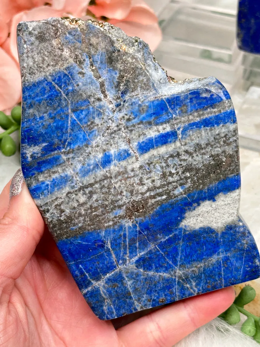 Lapis Lazuli Raw Pyrite