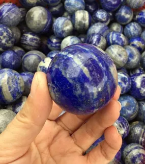 Lapis lazuli sphere, Polished Lapis Lazuli ball, Meditation ball, Unique ball, Natural Crystal Sphere Stone, Divination ball,Christmas gift