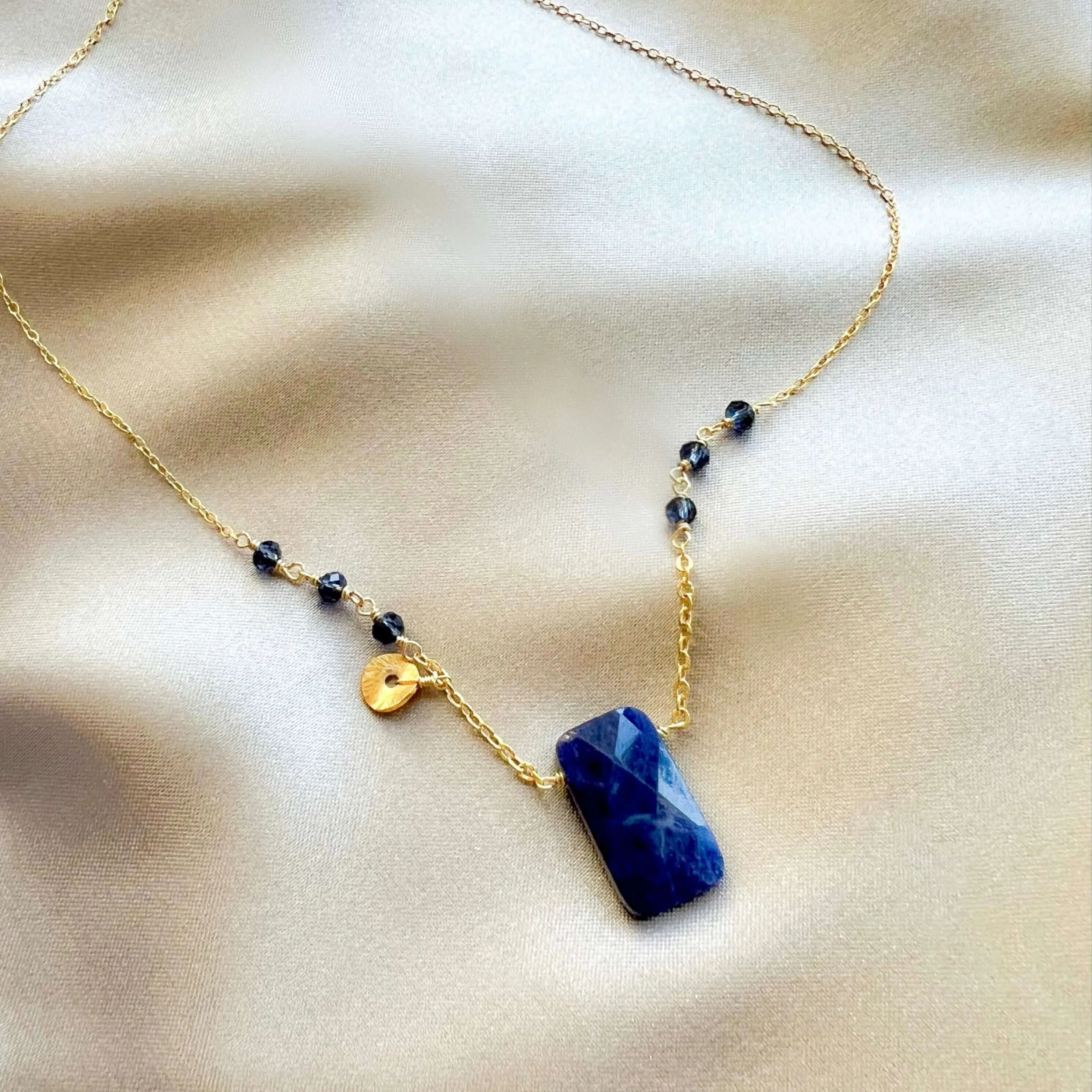 Lapiz Lazuli Rock Pendant