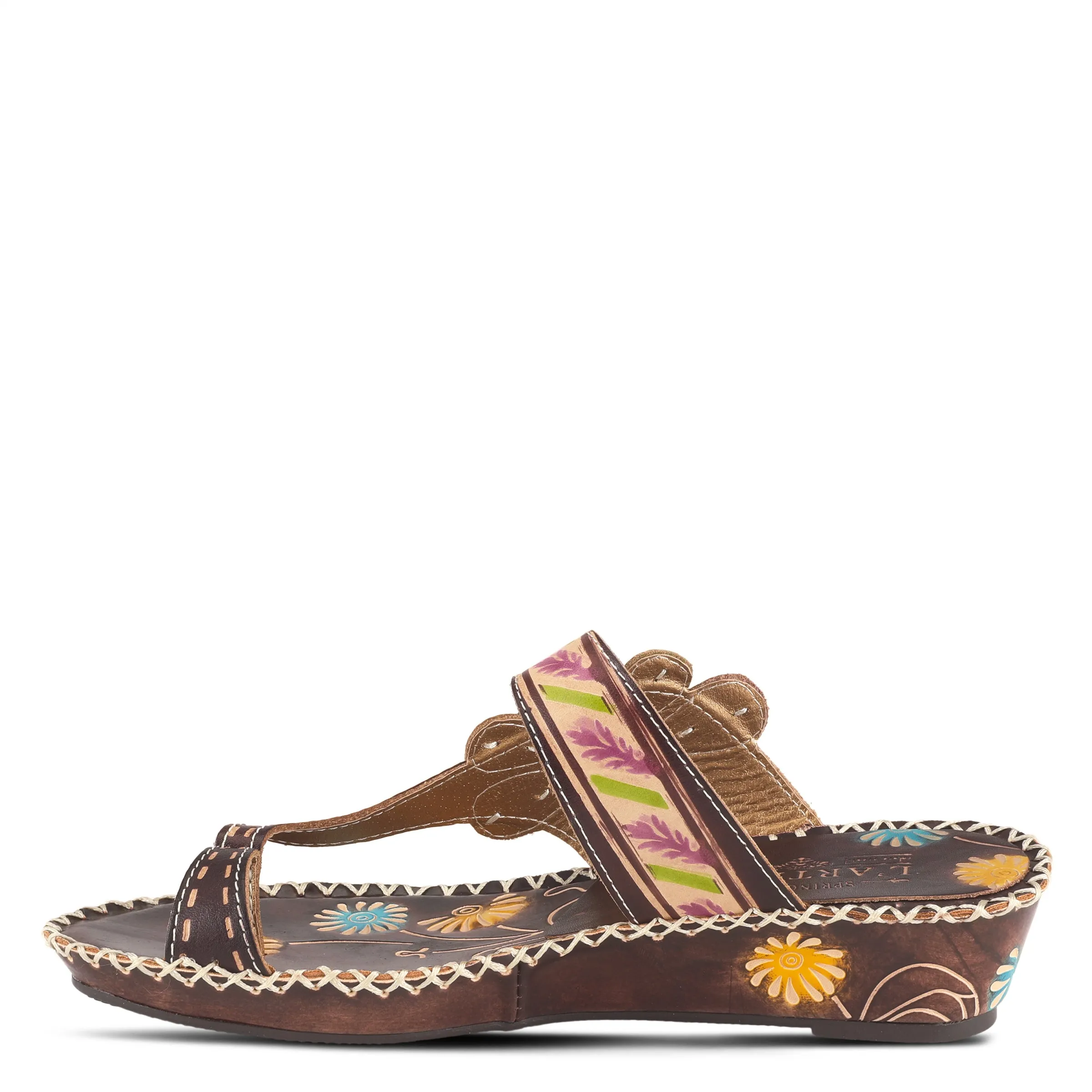 L'ARTISTE SANTORINI SLIDE SANDAL