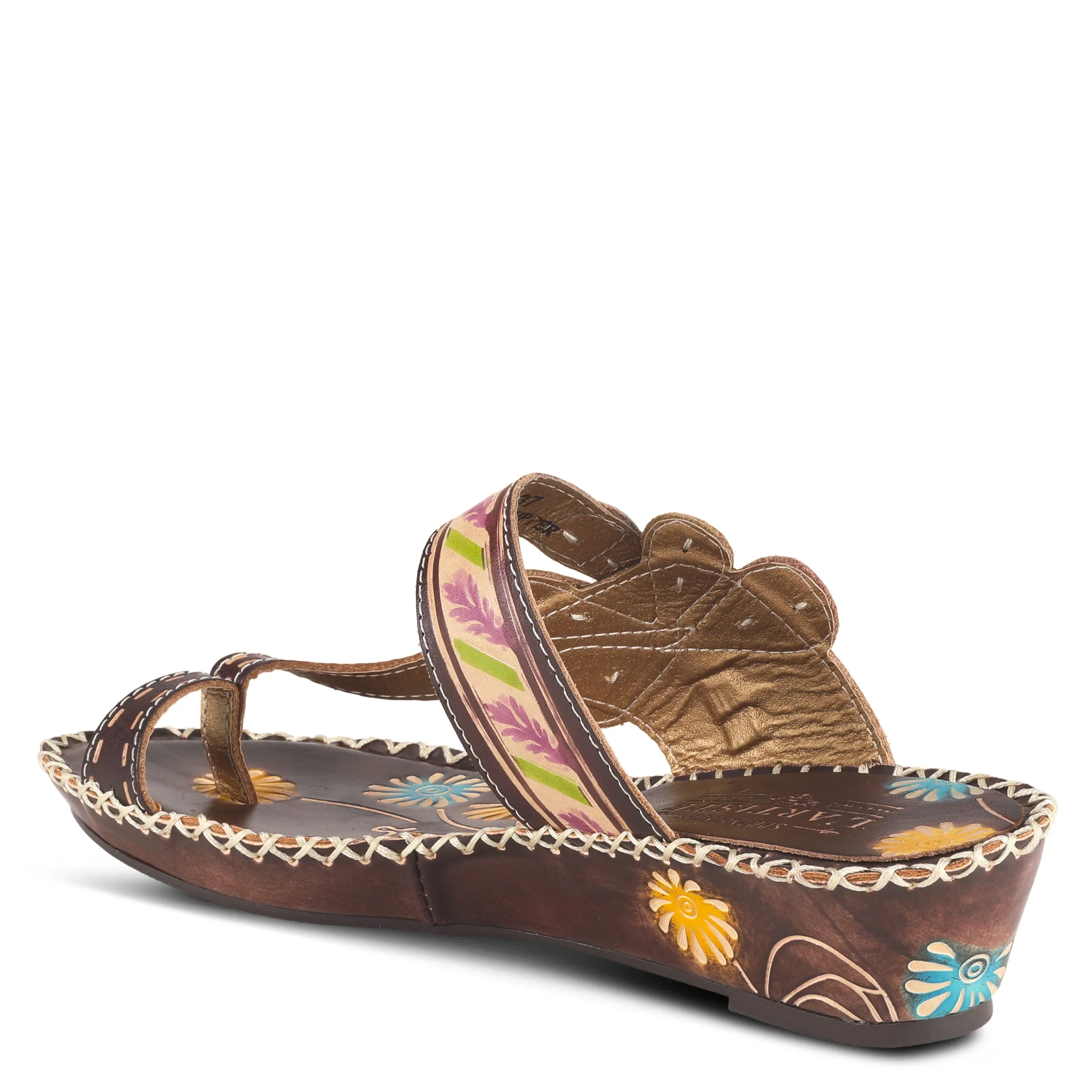 L'ARTISTE SANTORINI SLIDE SANDAL