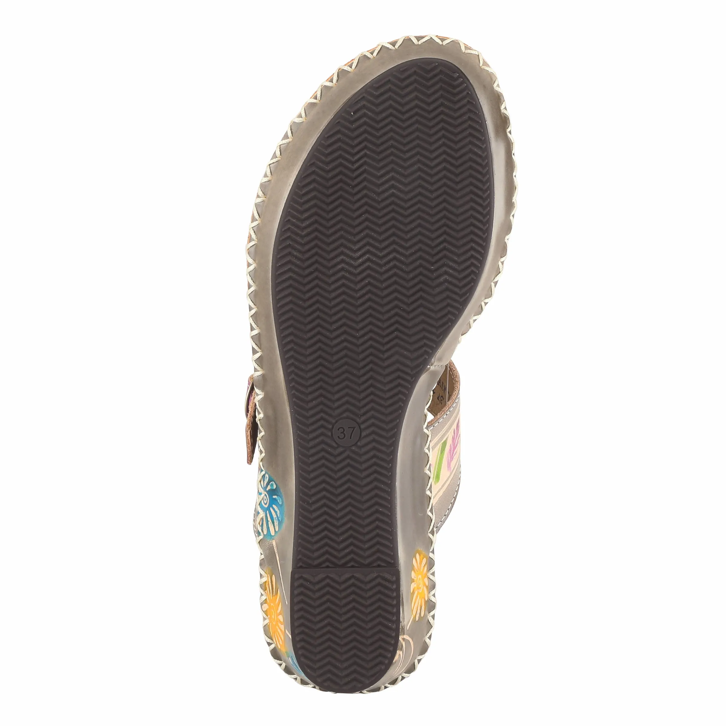 L'ARTISTE SANTORINI SLIDE SANDAL