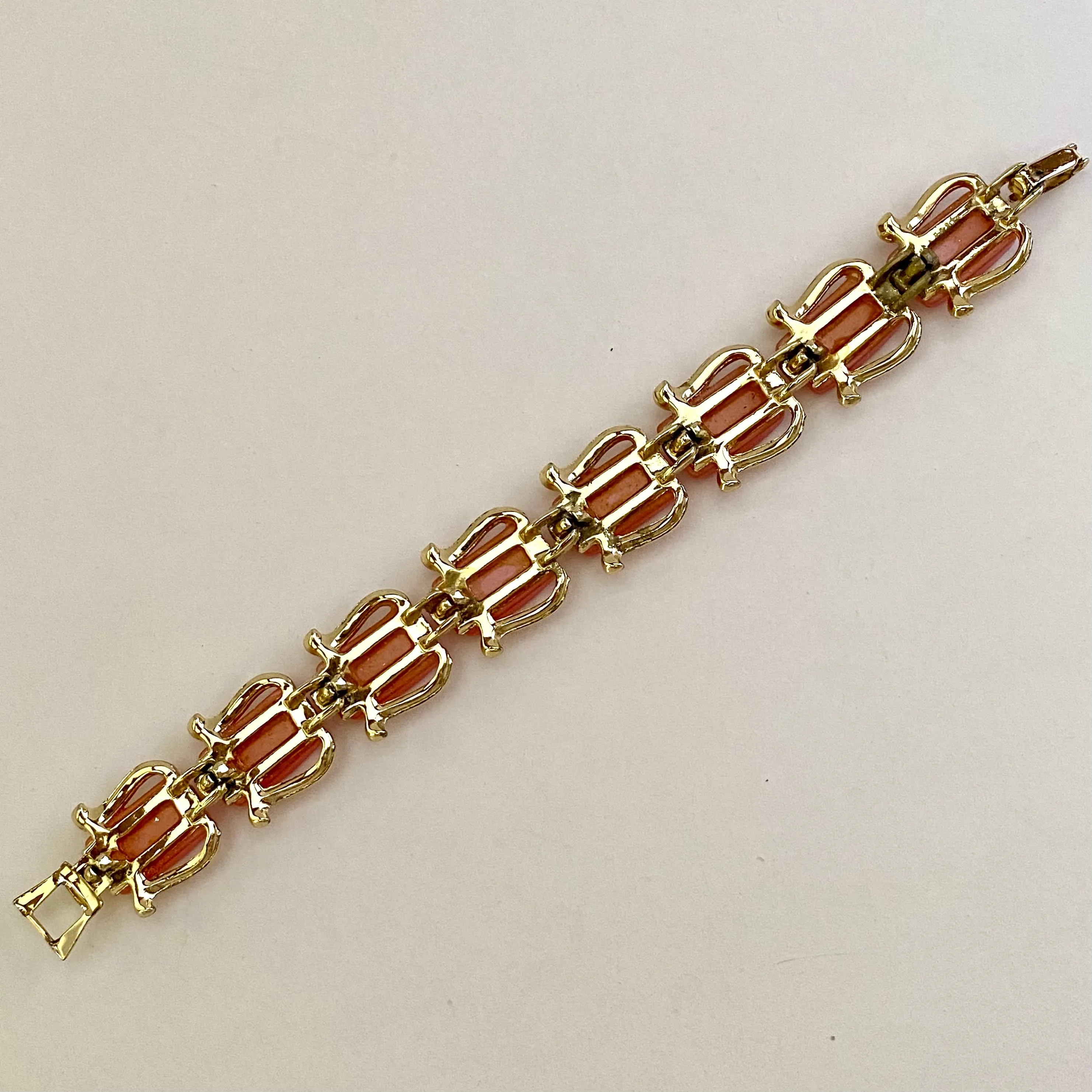 Late 50s/ Early 60s Pink Lucite Bracelet