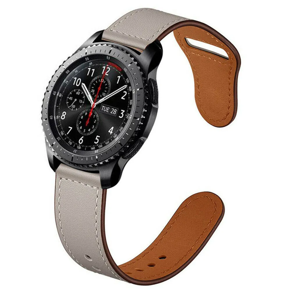 Leather strap for Samsung Huawei Samsung Galaxy Active-22mm