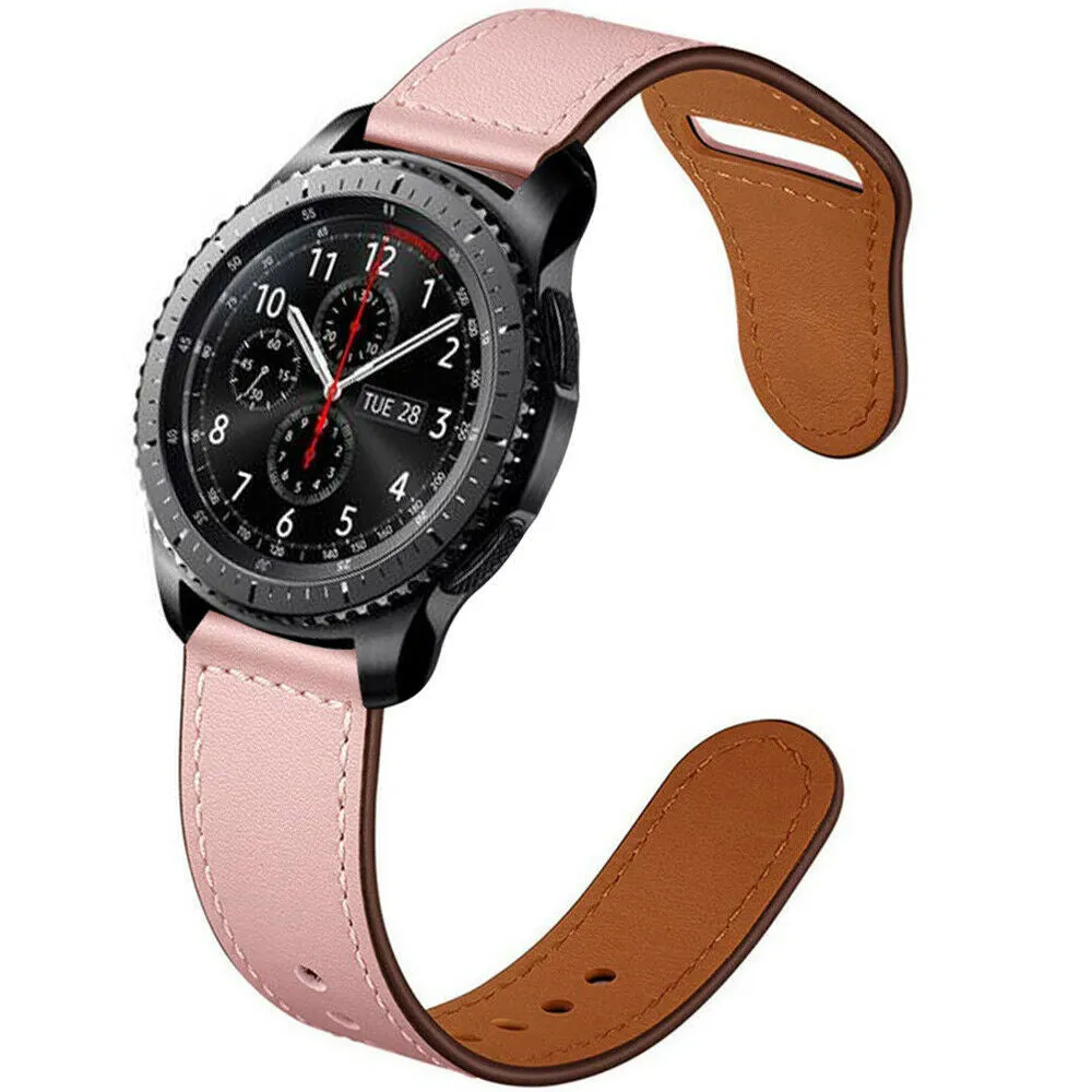 Leather strap for Samsung Huawei Samsung Galaxy Active-22mm