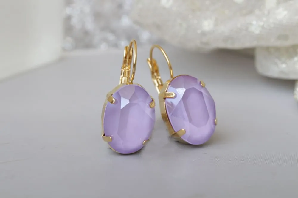 LILAC PURPLE EARRINGS