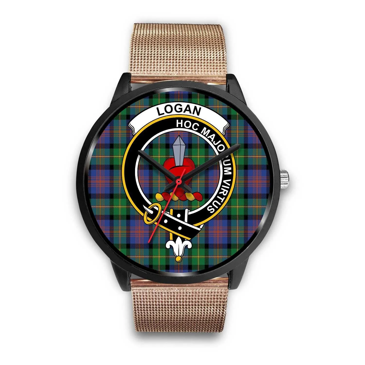 Logan Ancient Clan Badge Tartan Black Watch