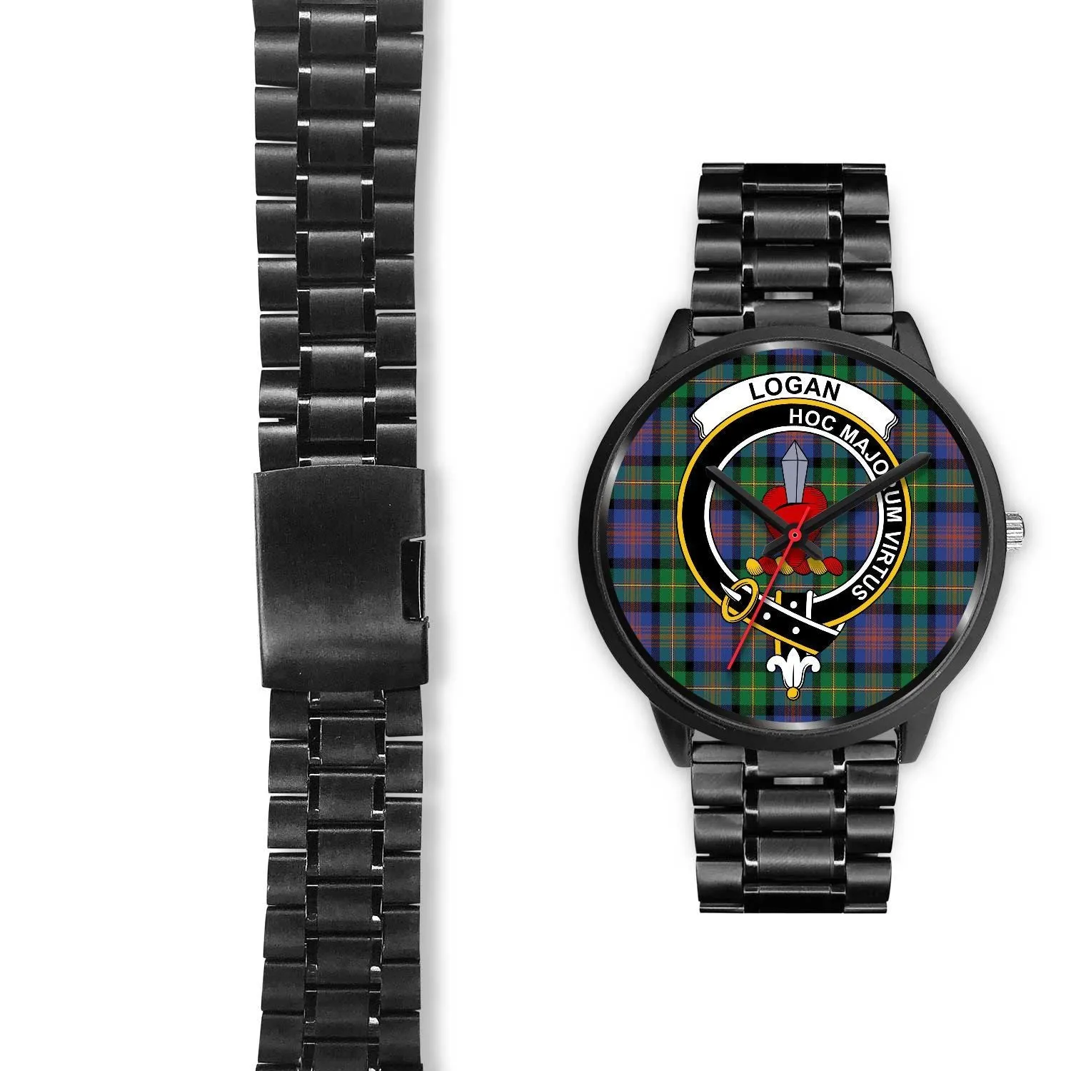 Logan Ancient Clan Badge Tartan Black Watch