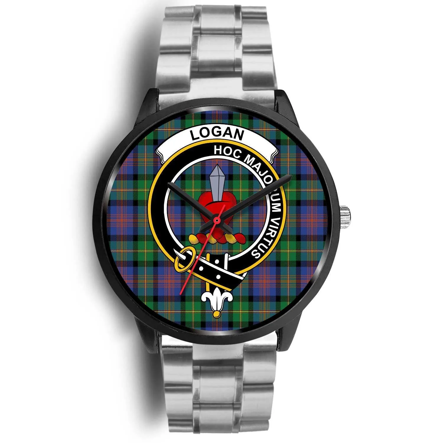 Logan Ancient Clan Badge Tartan Black Watch