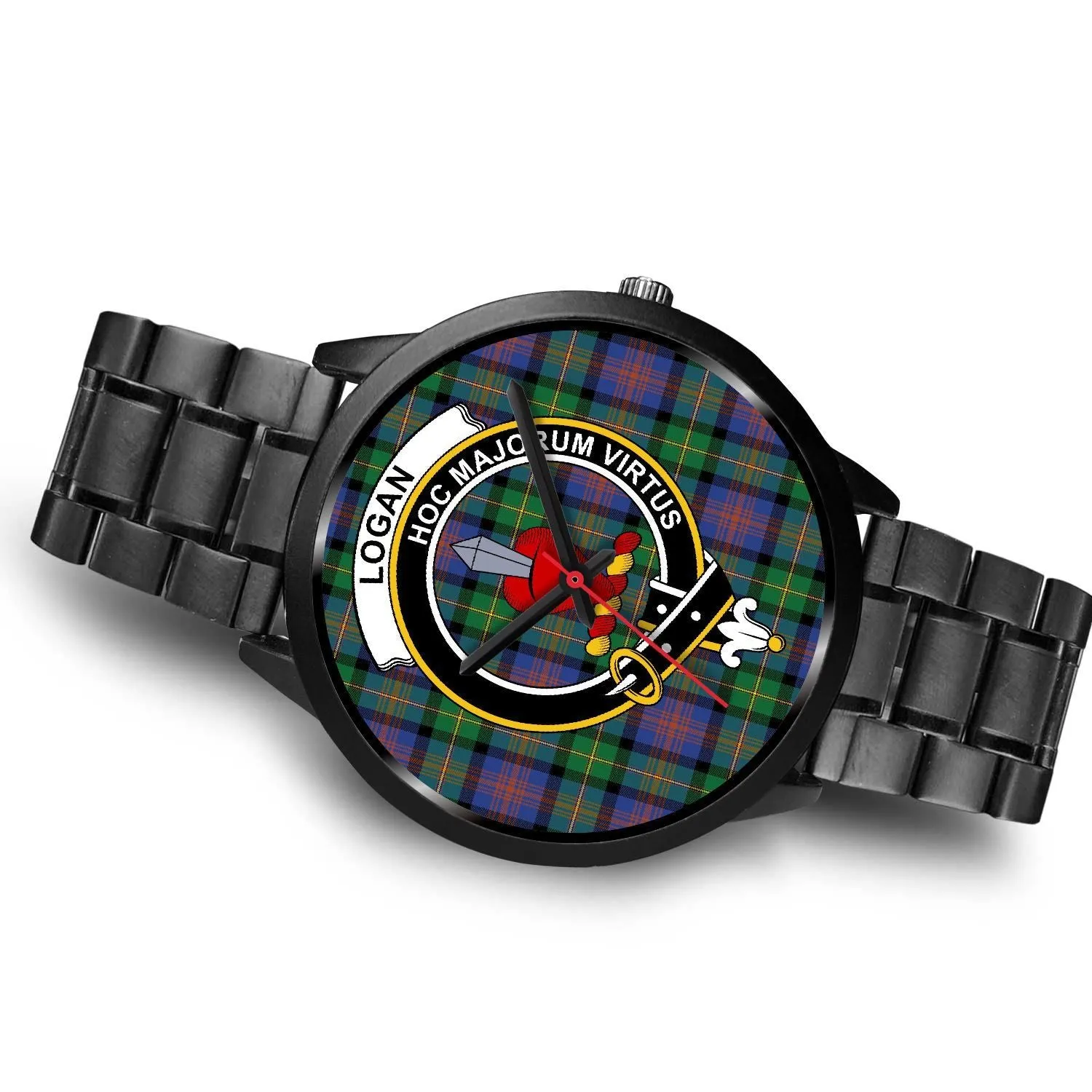 Logan Ancient Clan Badge Tartan Black Watch