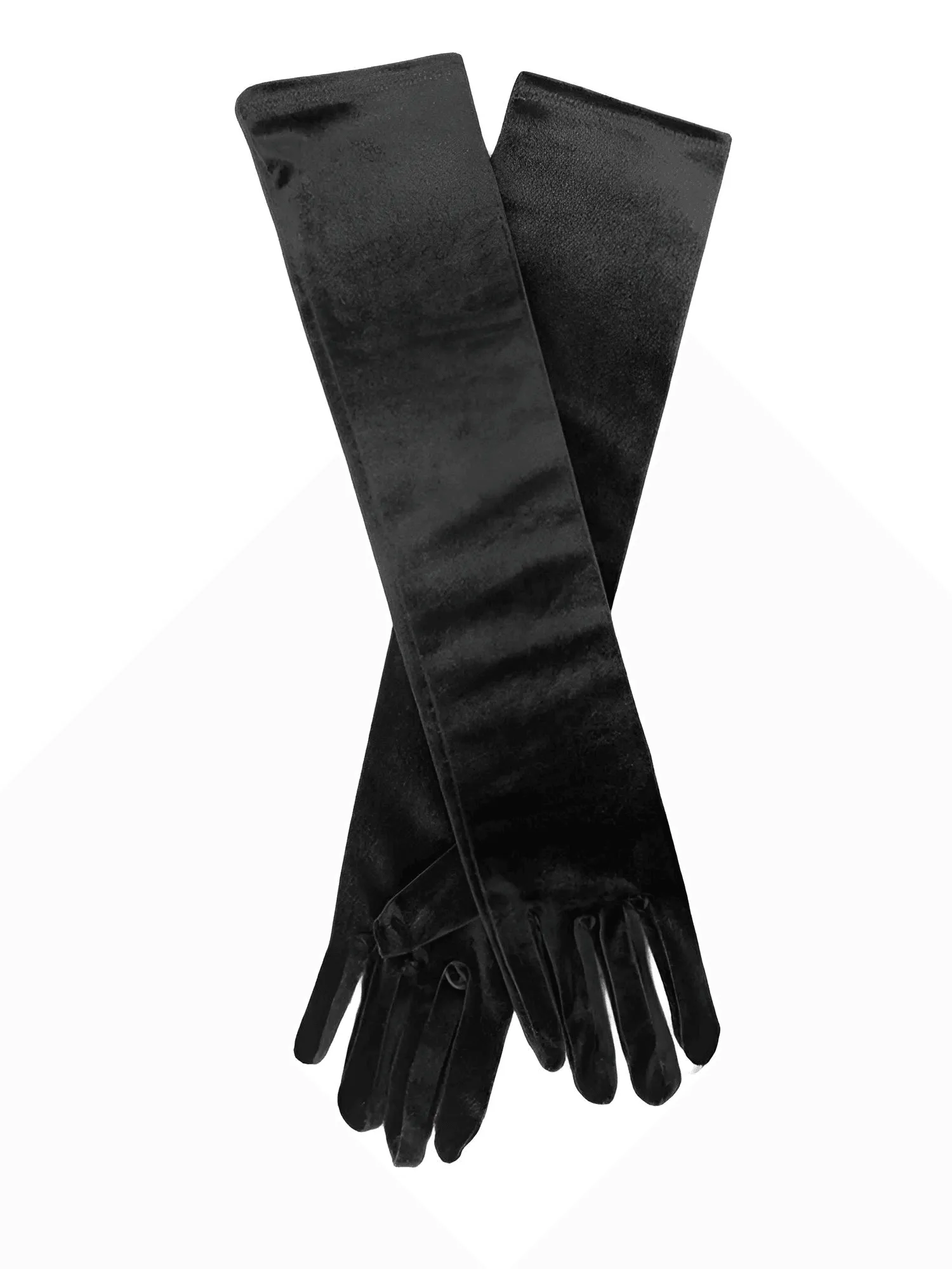 Long Velvet Dinner Dress Gloves For Women