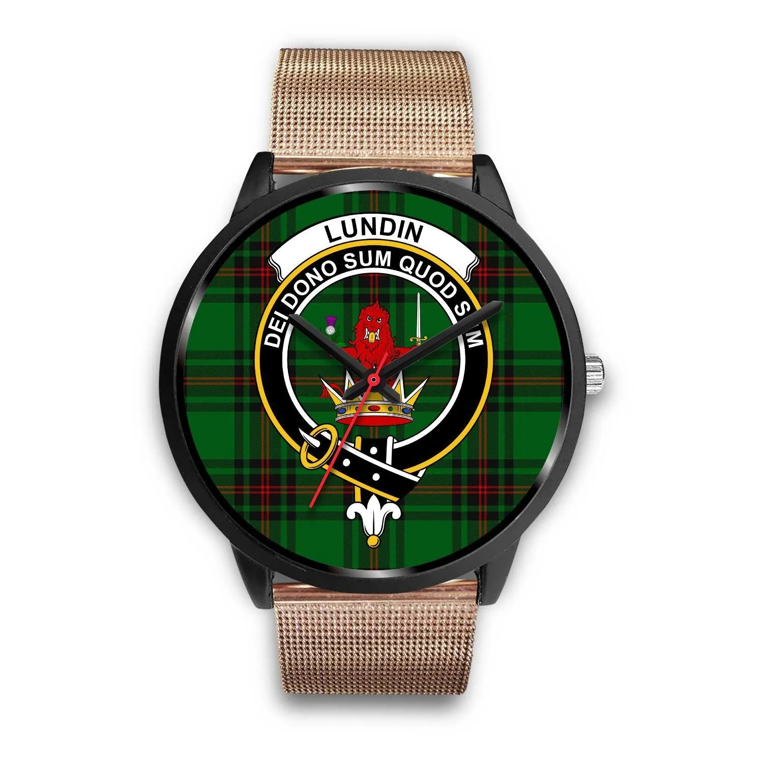 Lundin Clan Badge Tartan Black Watch