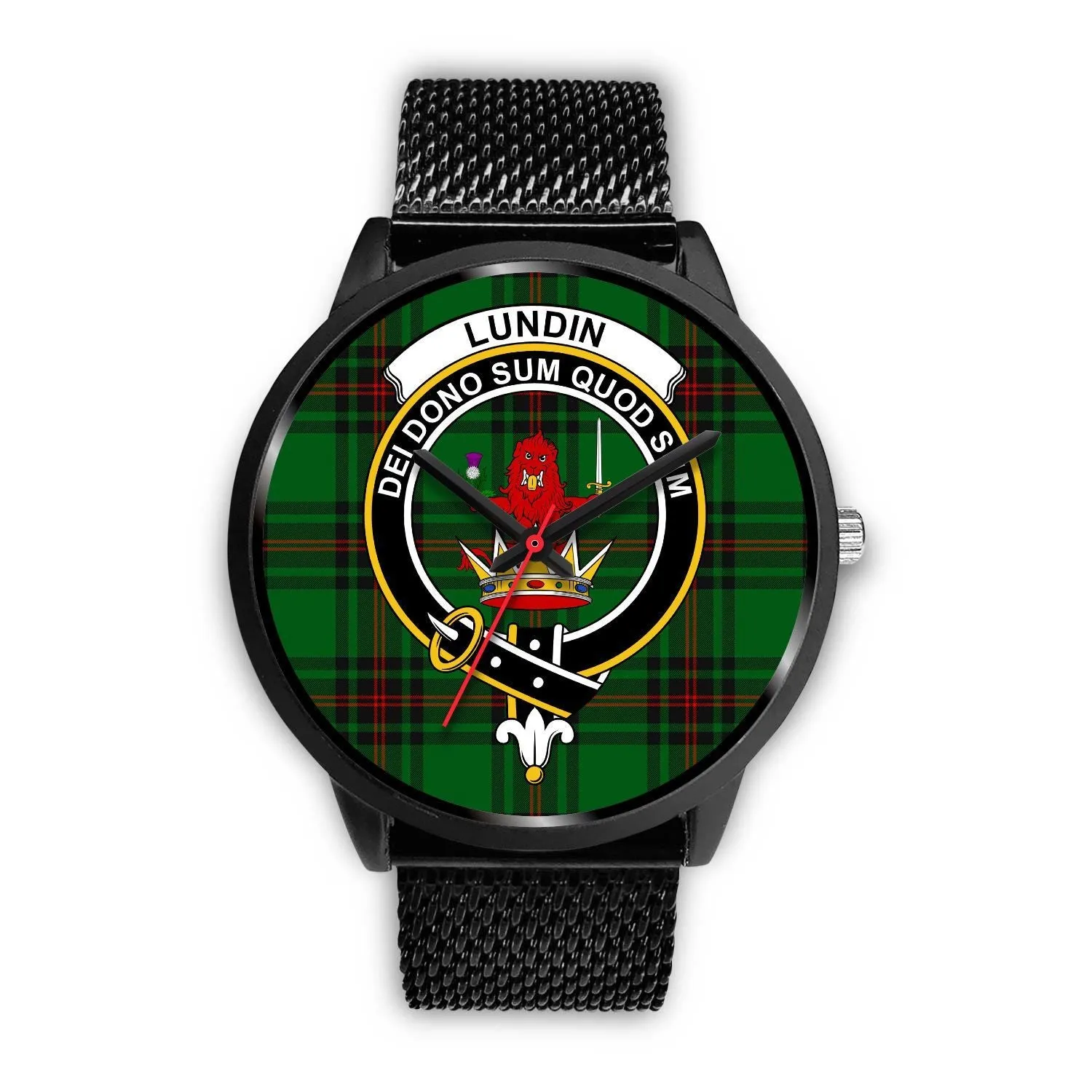 Lundin Clan Badge Tartan Black Watch