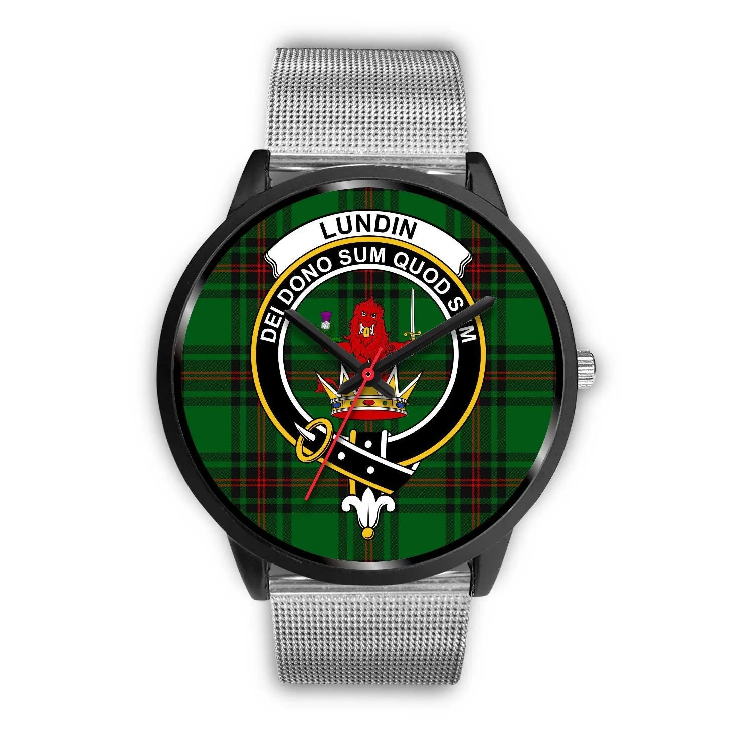 Lundin Clan Badge Tartan Black Watch