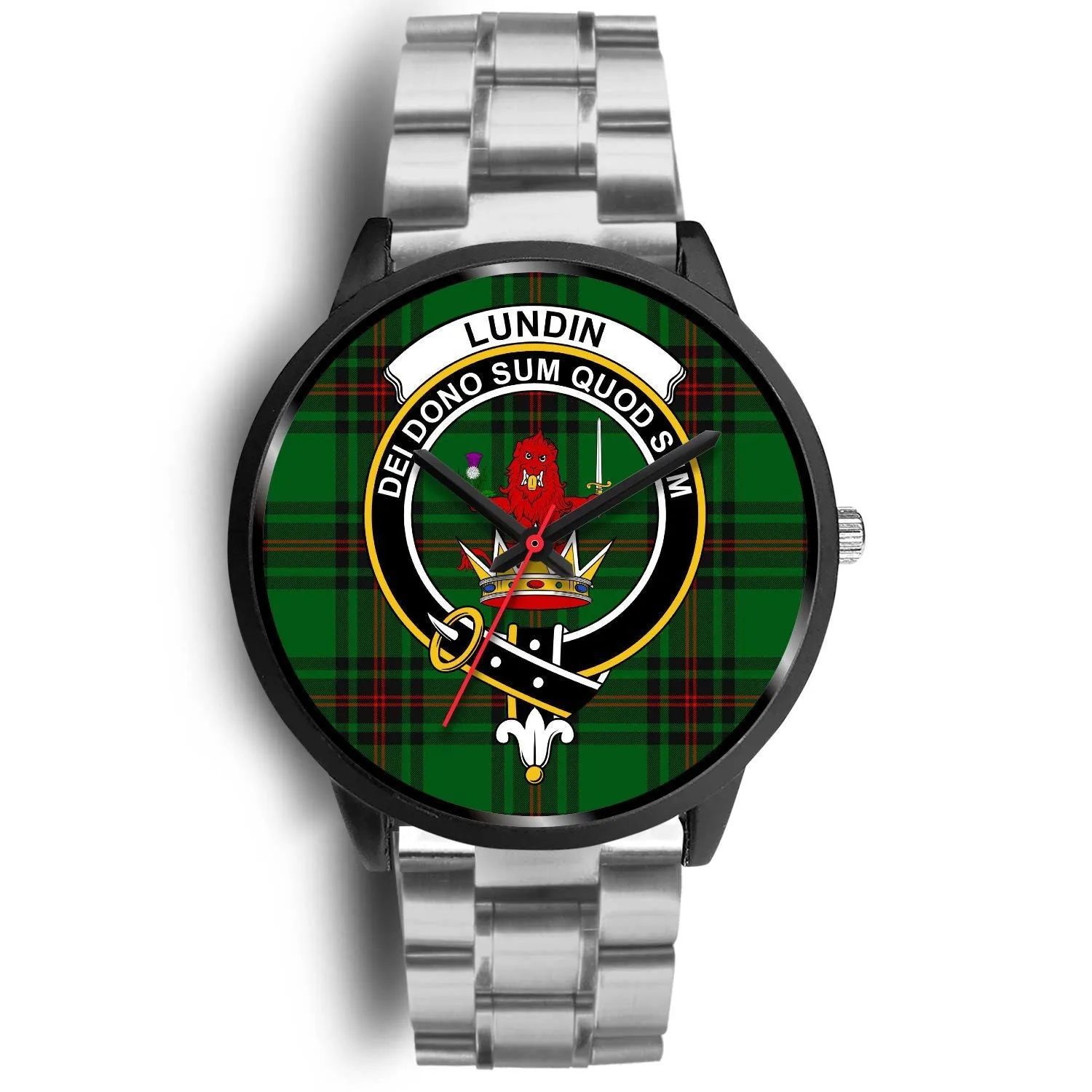 Lundin Clan Badge Tartan Black Watch