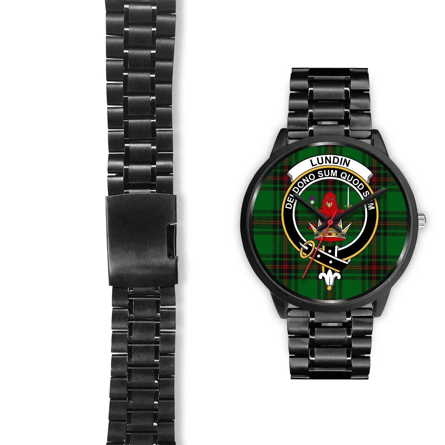 Lundin Clan Badge Tartan Black Watch