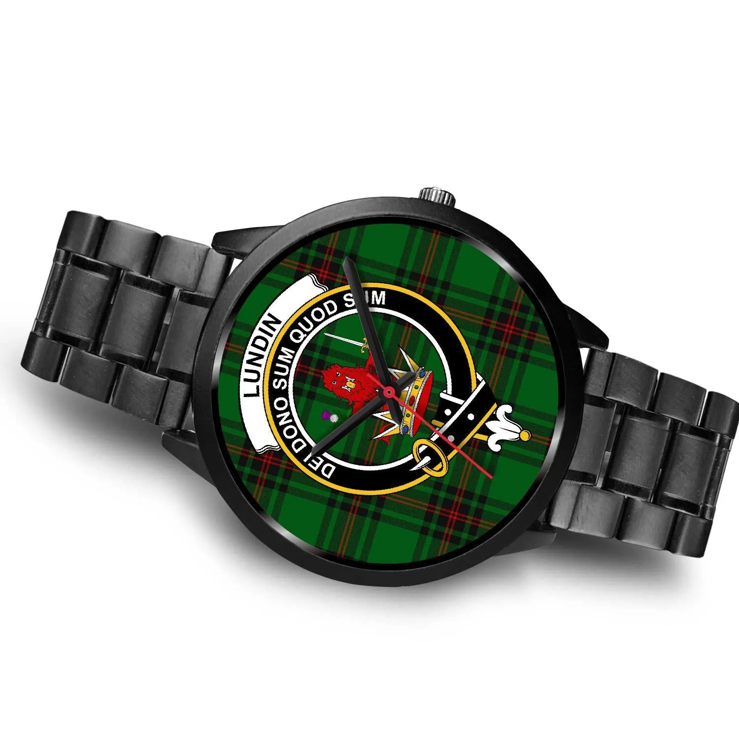 Lundin Clan Badge Tartan Black Watch