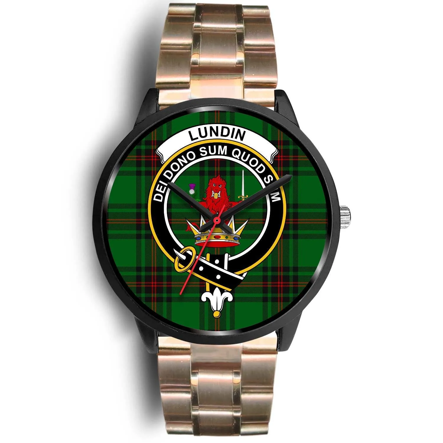 Lundin Clan Badge Tartan Black Watch