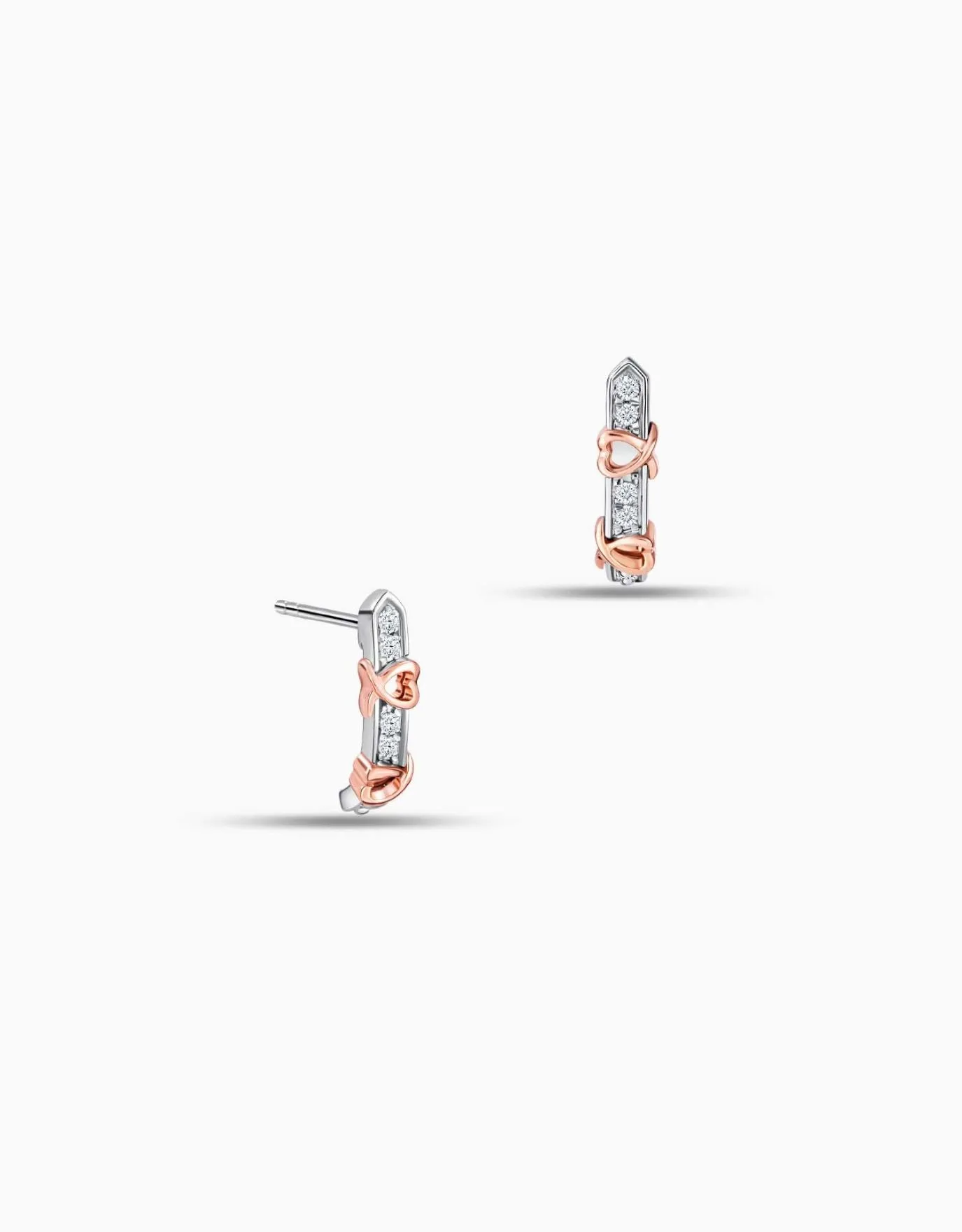 LVC Charmes Phaedra Line Diamond Earrings