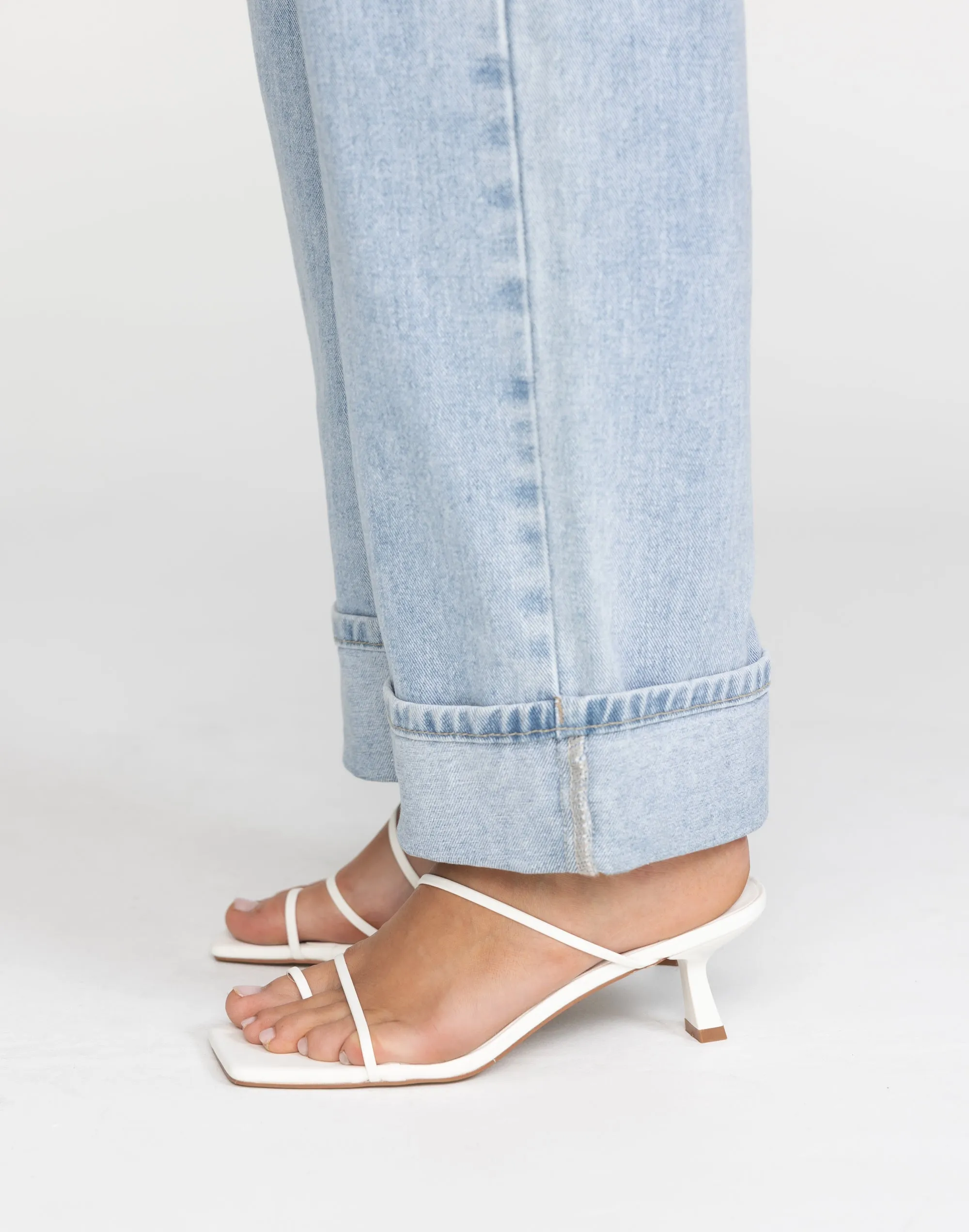 Mabel Heels (White) - By Billini