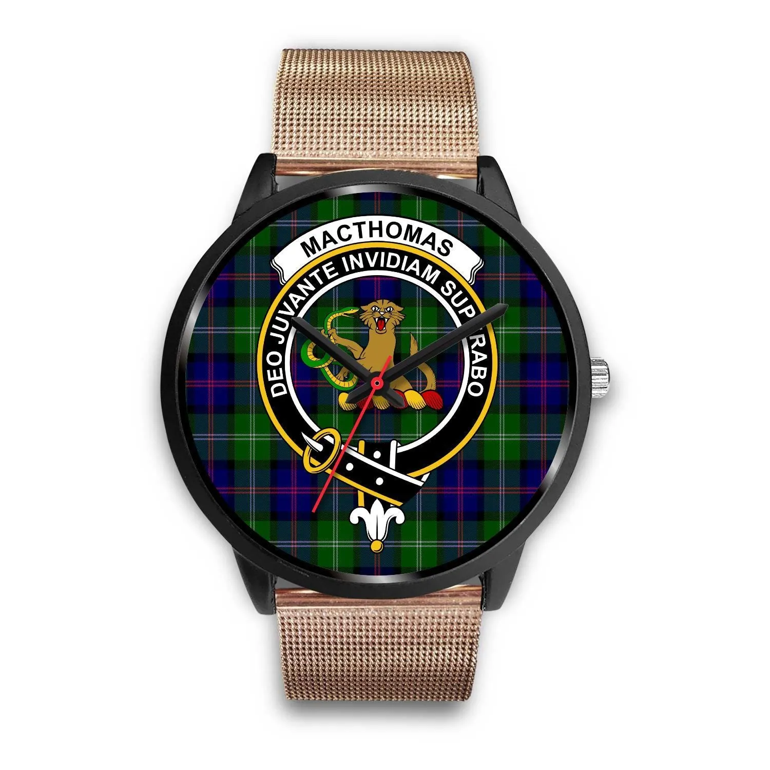 MacThomas Modern Clan Badge Tartan Black Watch