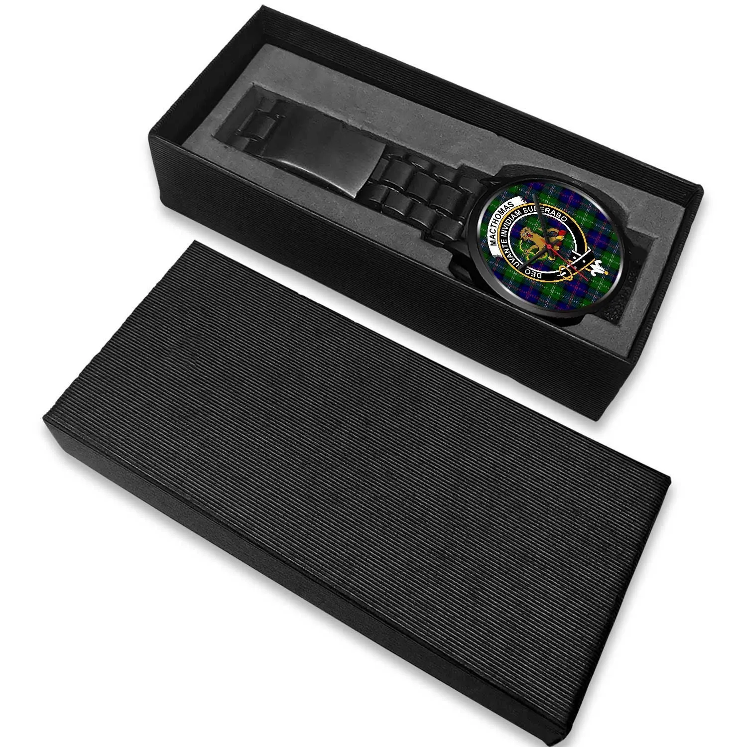 MacThomas Modern Clan Badge Tartan Black Watch