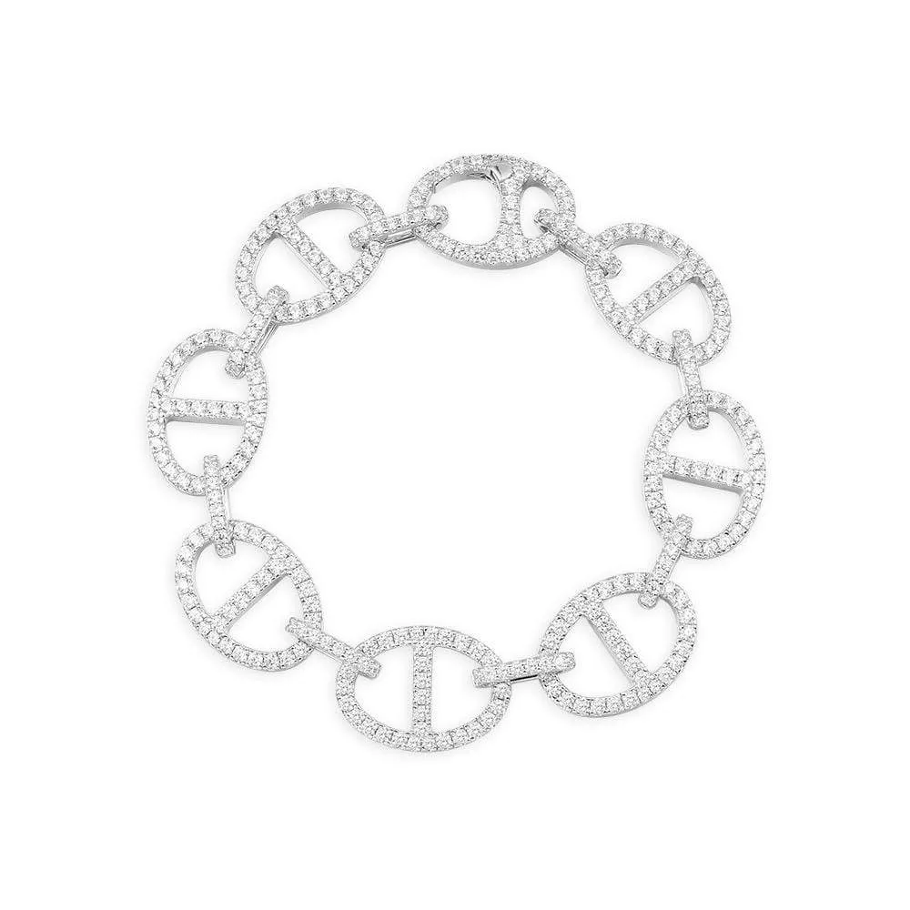 Maille Marine Chain Bracelet - silver