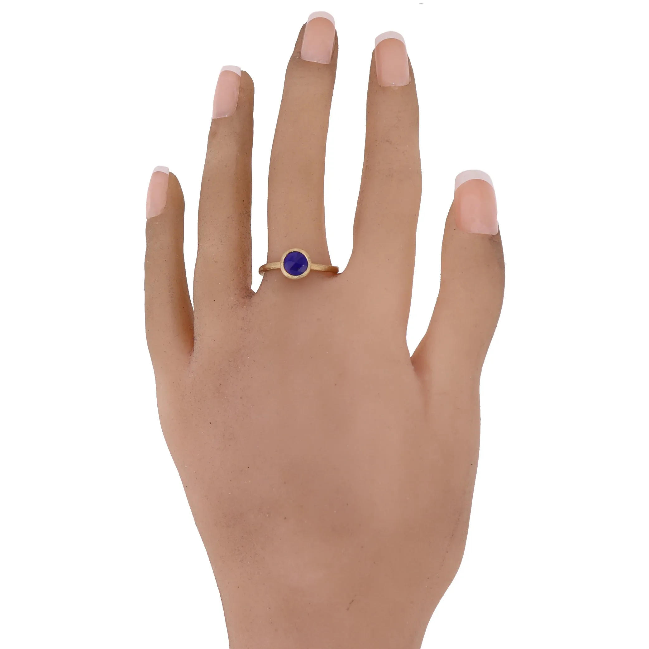 Marco Bicego 18k Yellow Gold Jaiour Lapis Lazuli Stackable Ring