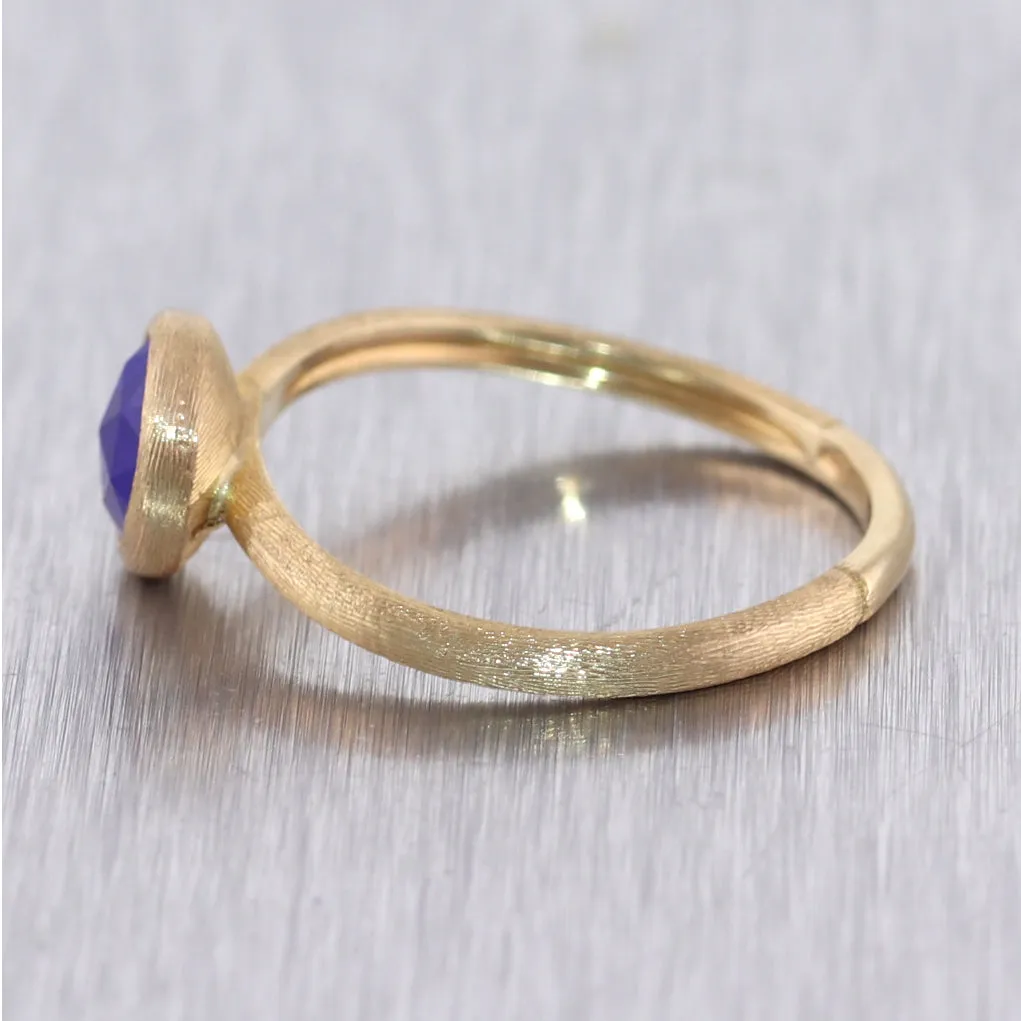 Marco Bicego 18k Yellow Gold Jaiour Lapis Lazuli Stackable Ring