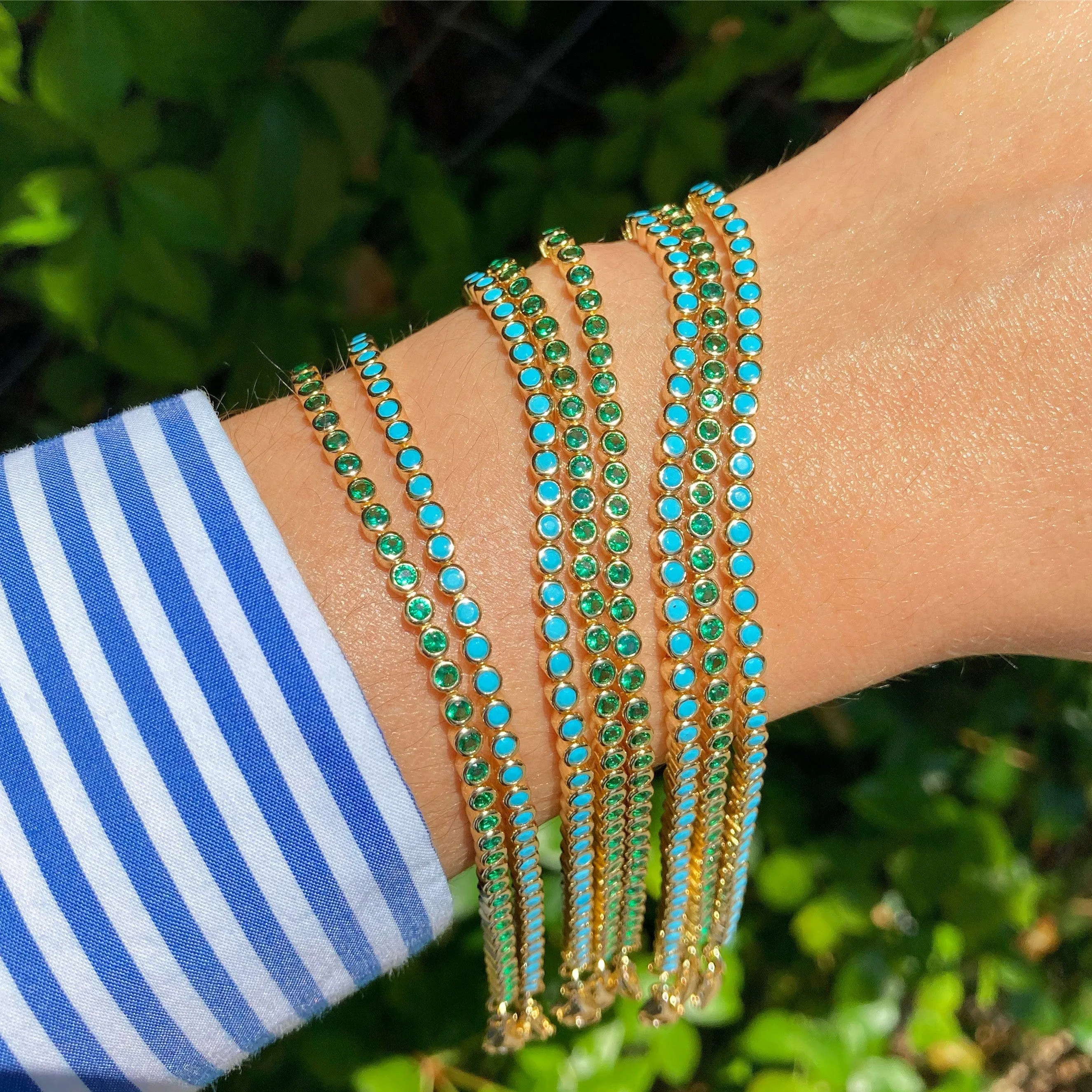 Match Point | Turquoise Tennis Bracelet