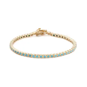 Match Point | Turquoise Tennis Bracelet