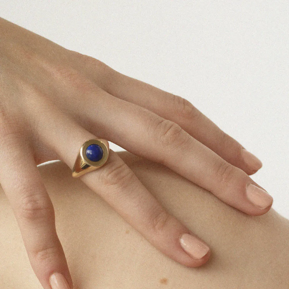 Meadowlark Maya Ring - Sterling Silver & Lapis