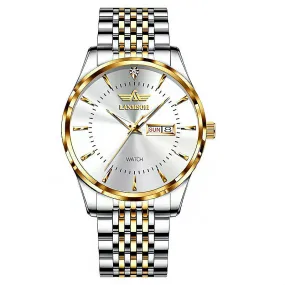 Men's Watch High-End Authentic Automatic Non-Mechanical Watch Steel Belt Quartz Watch