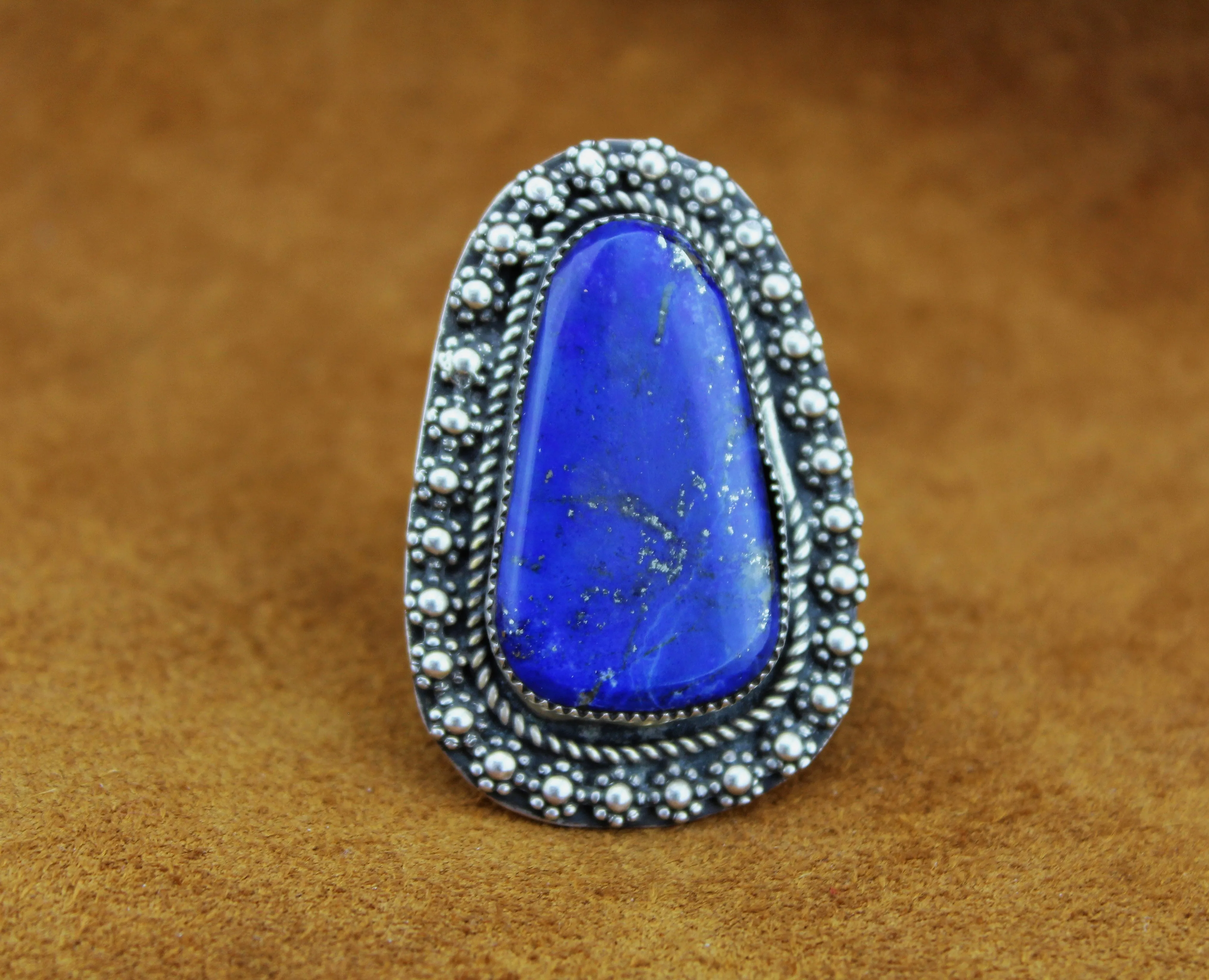 Merlin James Lapis Ring