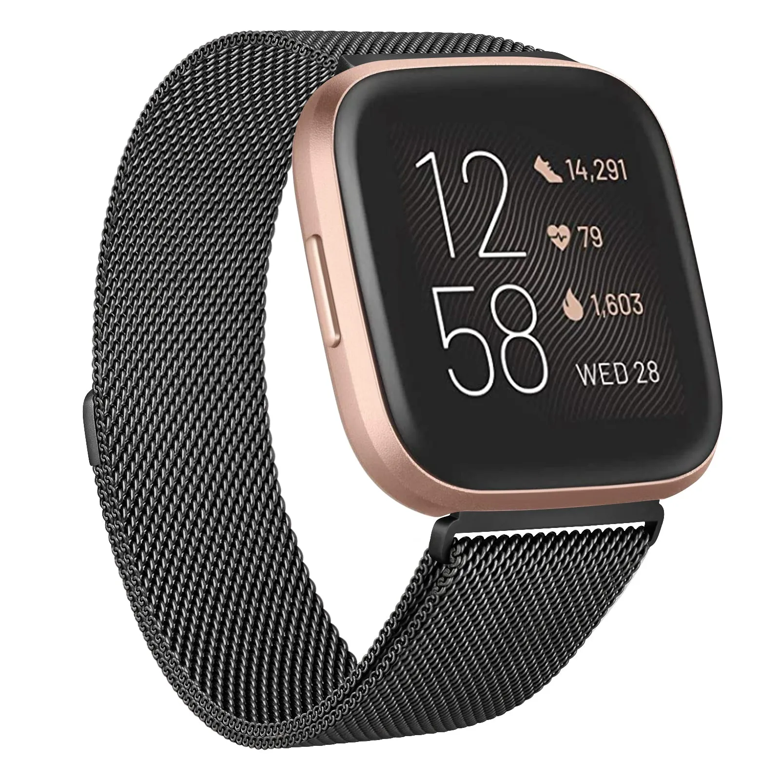 Metal Strap for Fitbit Versa 2 Lite Sense Band Wristbands For Fitbit Versa 3 Wrist Milanese Replacement Bracelet Watchband Strap