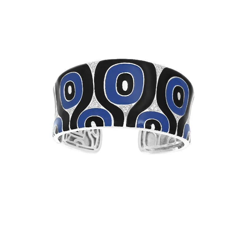 Moda Blue and Black Bangle