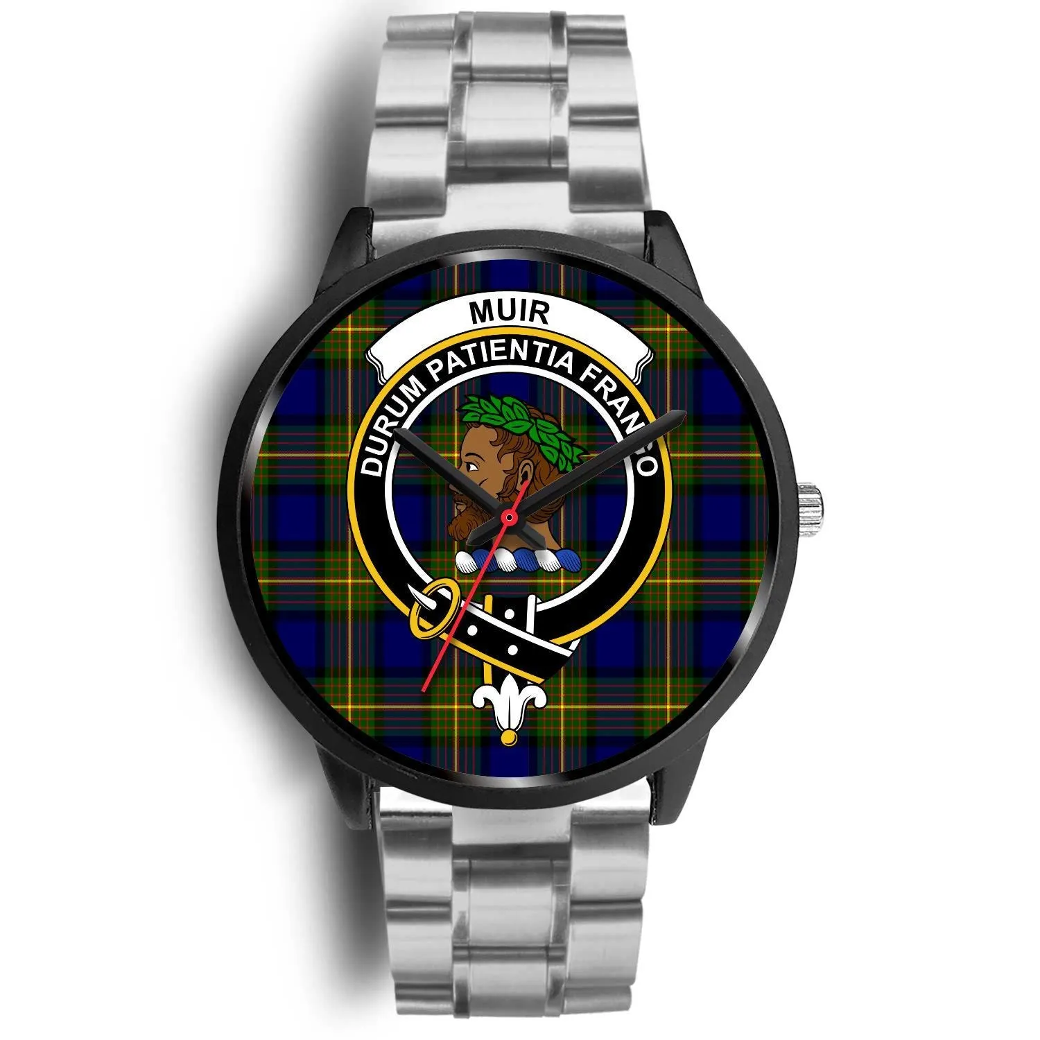 Muir Clan Badge Tartan Black Watch