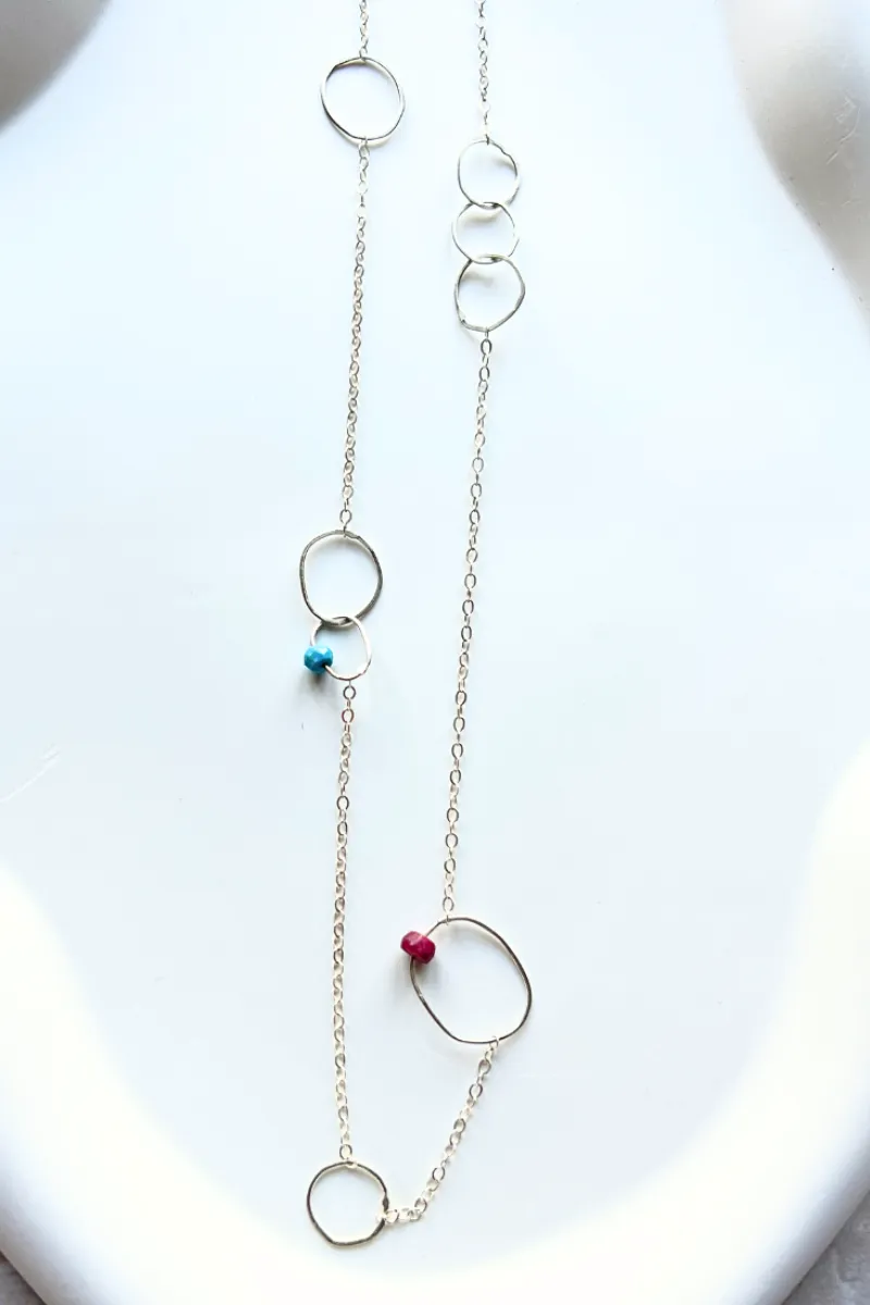 Multi Media Lightweight Necklace