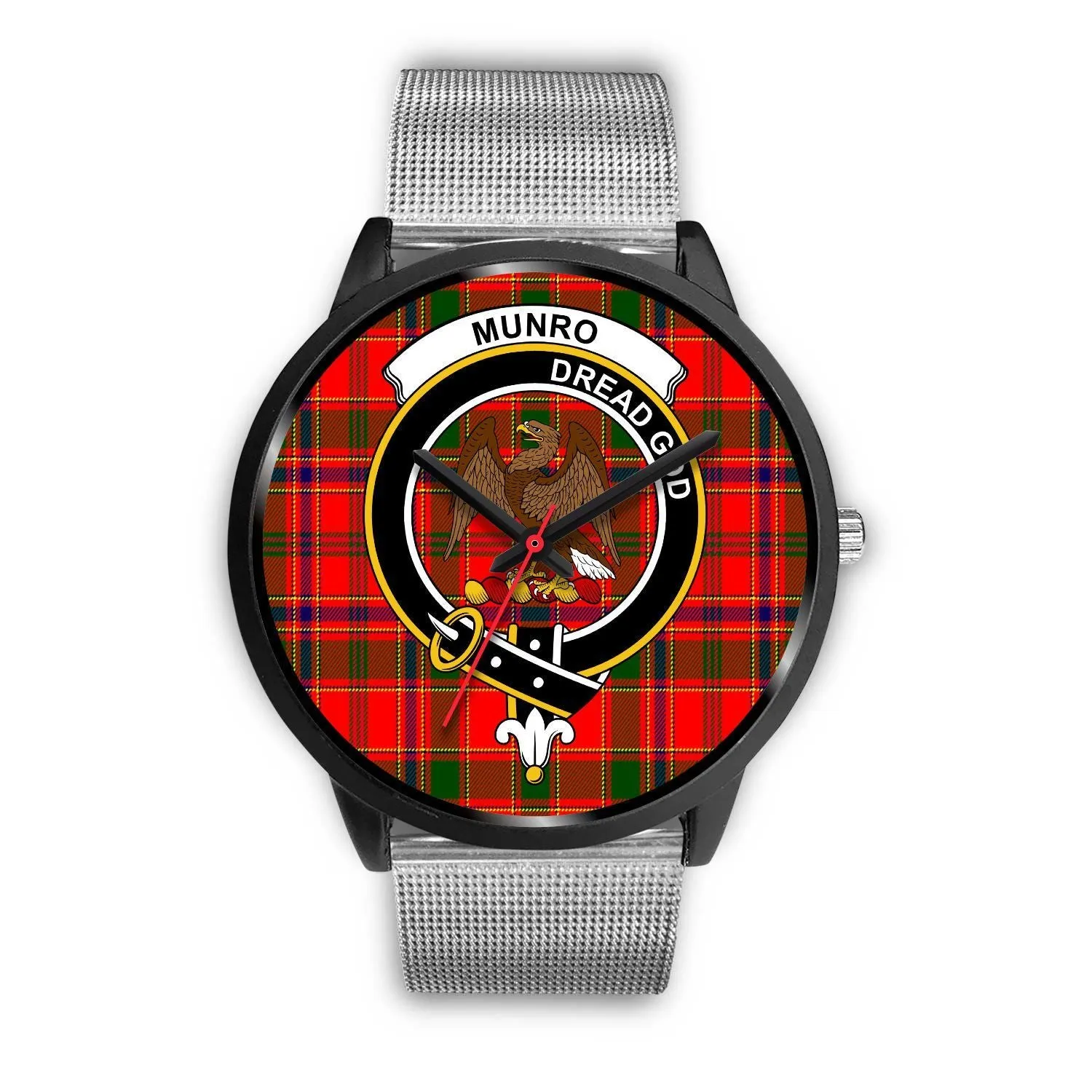 Munro Modern Clan Badge Tartan Black Watch