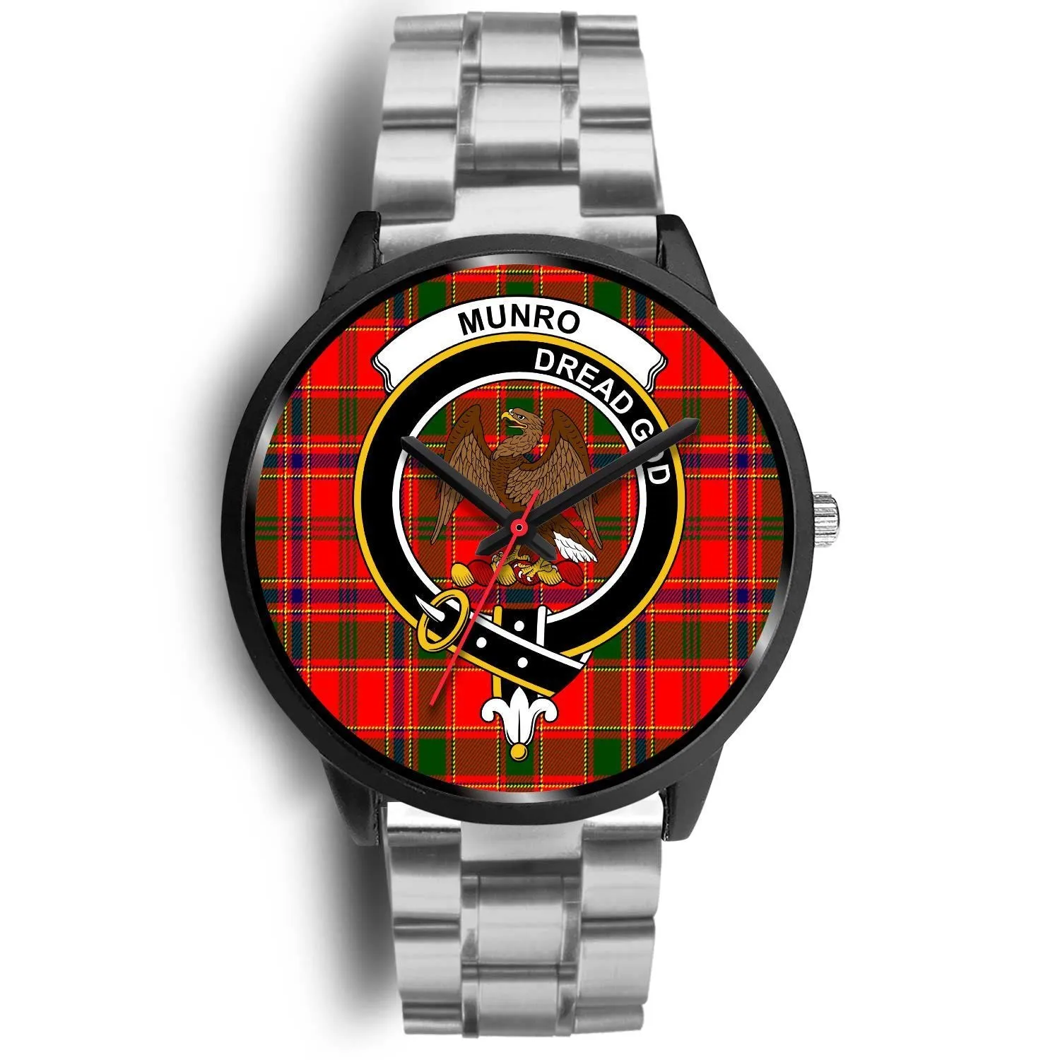 Munro Modern Clan Badge Tartan Black Watch