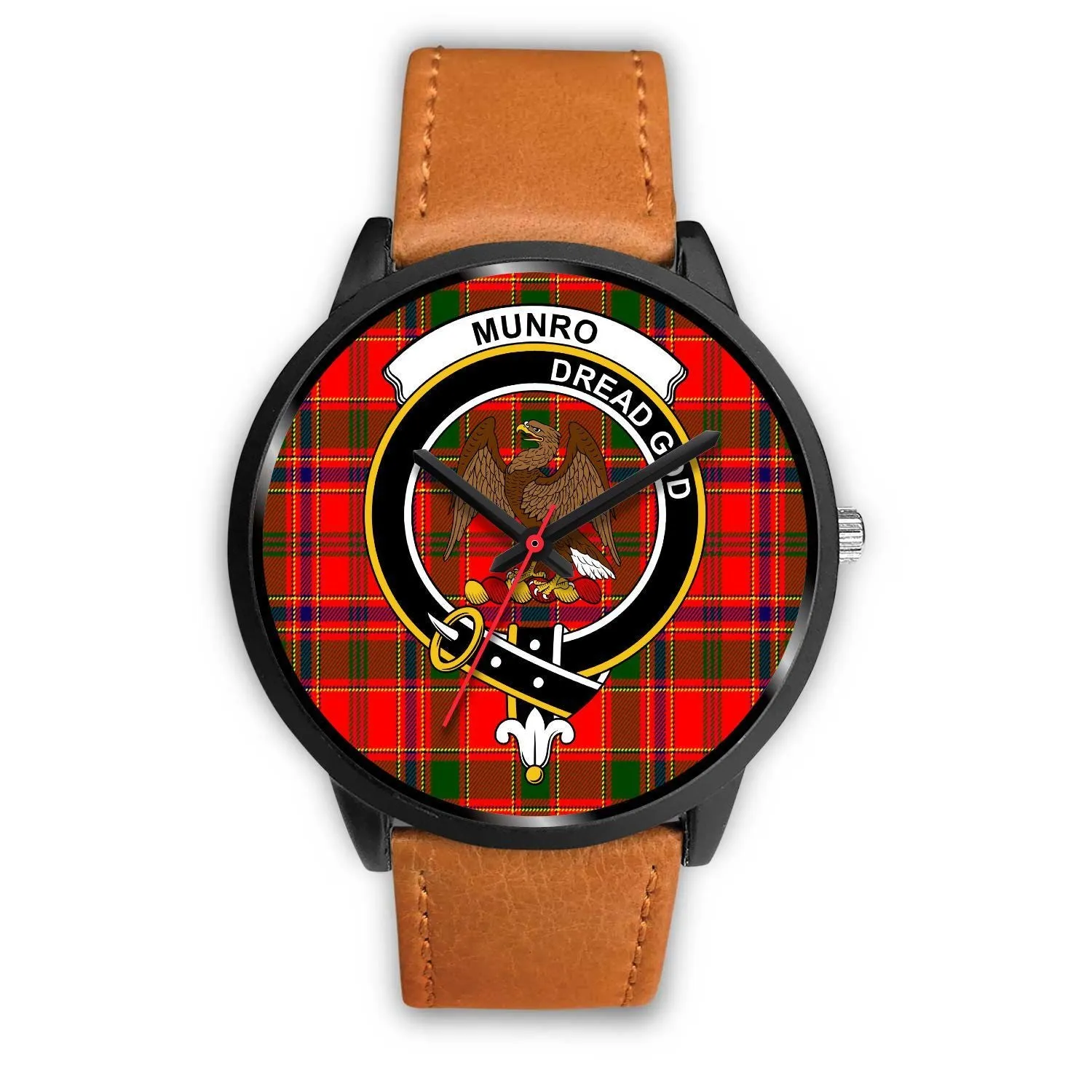 Munro Modern Clan Badge Tartan Black Watch