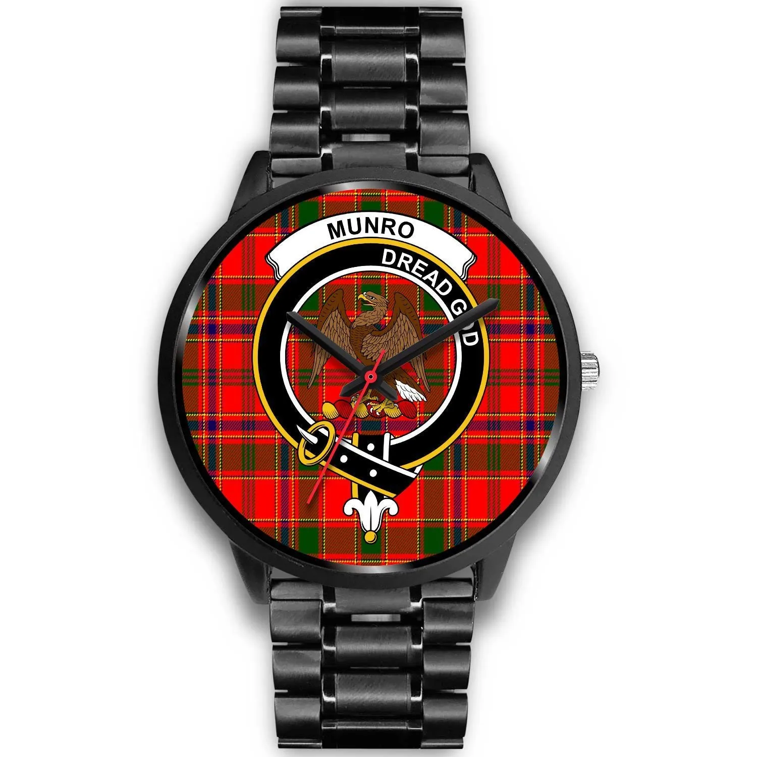 Munro Modern Clan Badge Tartan Black Watch