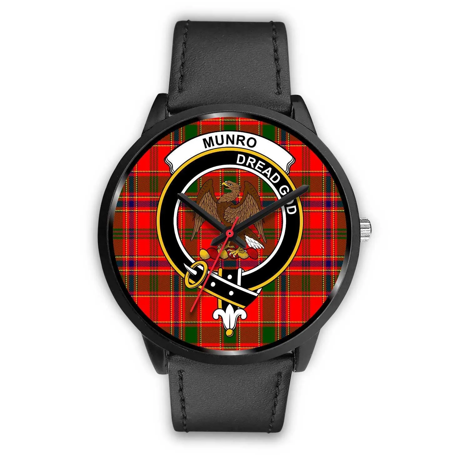 Munro Modern Clan Badge Tartan Black Watch