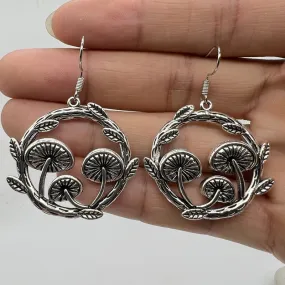 Mushroom Pendant Earrings