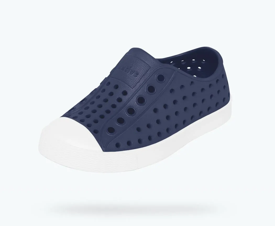 Native Shoes - Jefferson Kids-Regatta Blue/Shell White