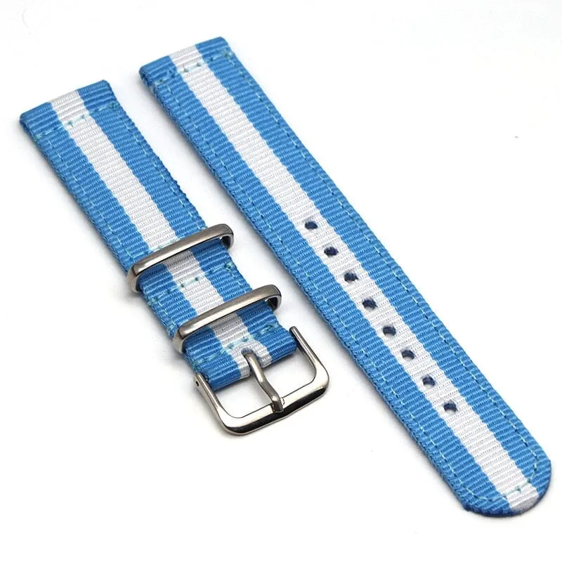 Nato Nylon Watch Straps Compatible with the Huawei Watch GT4 41mm