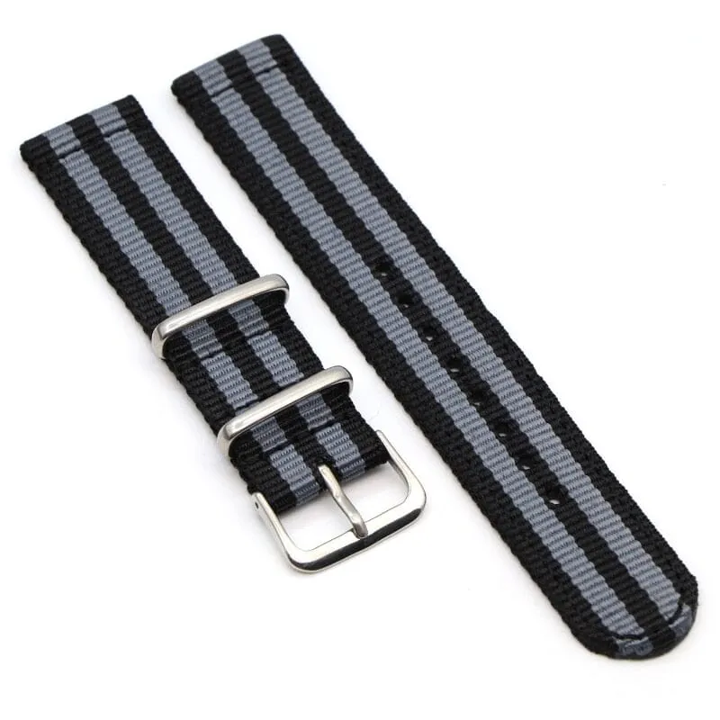 Nato Nylon Watch Straps Compatible with the Huawei Watch GT4 41mm