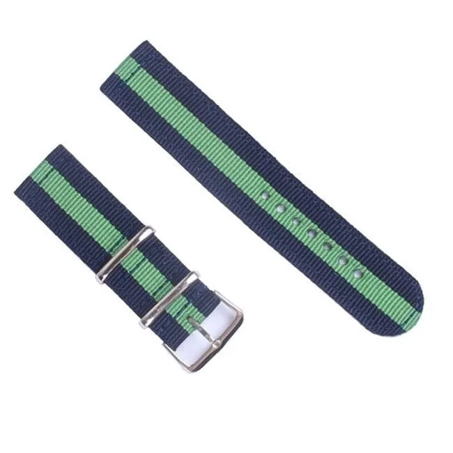 Nato Nylon Watch Straps Compatible with the Huawei Watch GT4 41mm