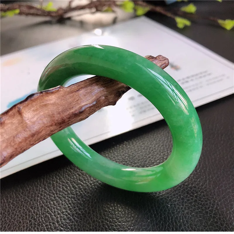 Natural Jade Bangle Jadeite Bangle Internal Diameter 57.5mm 00771